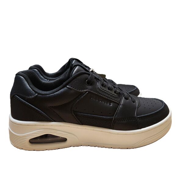 Skechers Uno Courted Sneakers – Women’s 9.5, Black - memory foam - Picture 1 of 11